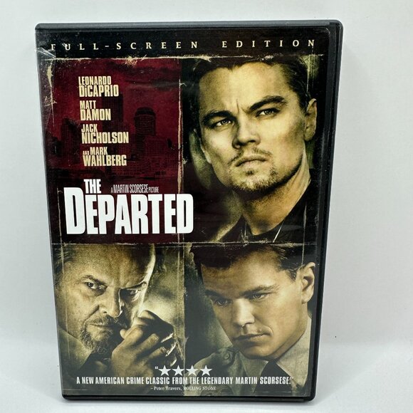 The Departed Full Screen Edition DVD Leonardo DiCaprio Warner Bros. Movie - Picture 2 of 5